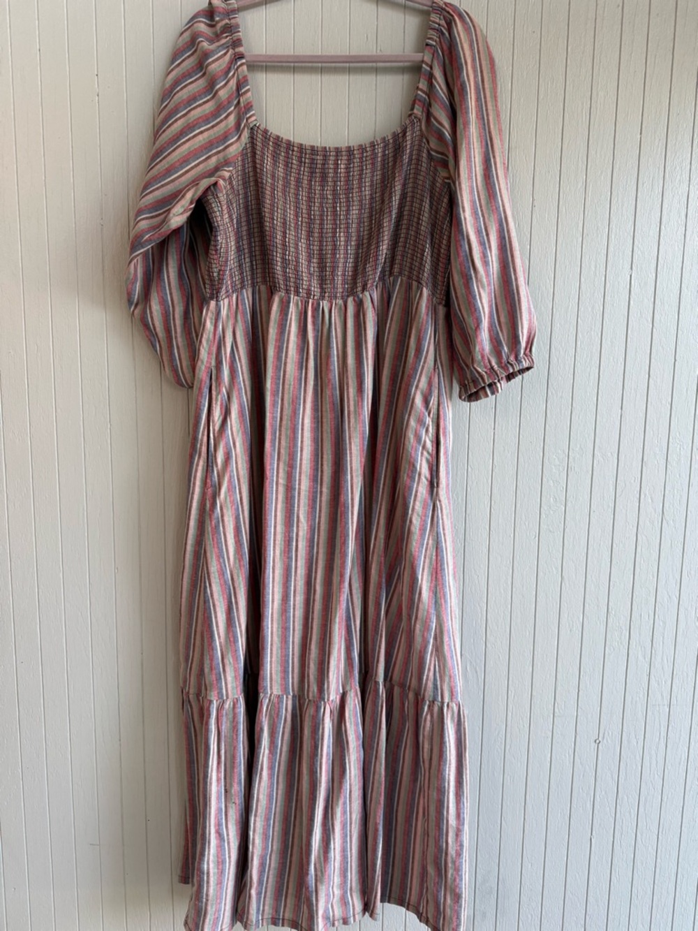Madewell Striped Maxi Dress